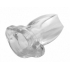 Peephole Clear Hollow Anal Plug Small - Xr Brands
