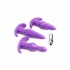 Trinity Vibes 4 Piece Vibrating Anal Plug Set Purple - Xr Brands