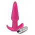 Frisky Thrilling Pink Smooth Vibrating Anal Plug - Xr Brands