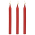 Master Series Fire Sticks Fetish Drip Candle Set Of 3 Red - Xr Brands