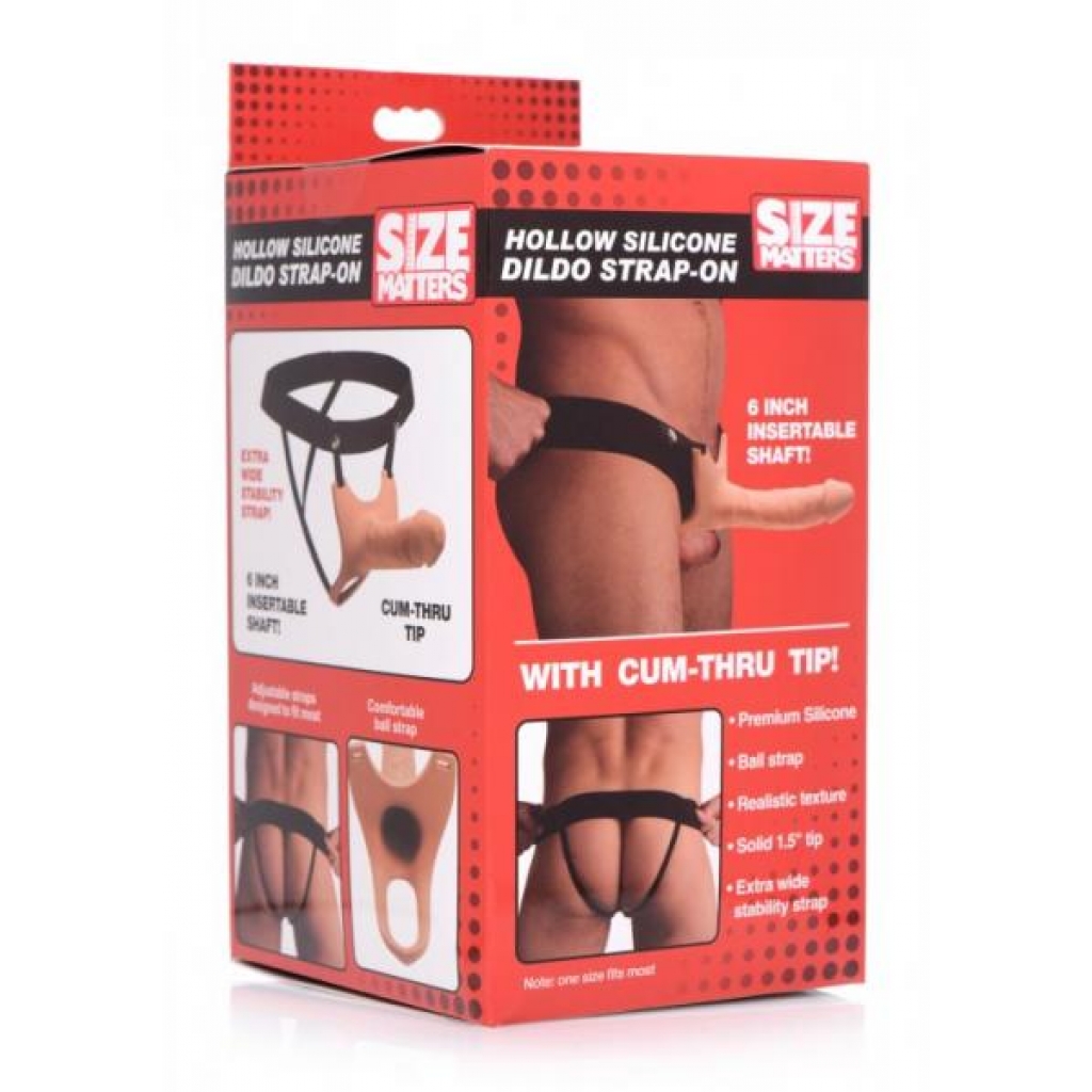 Size Matters Silicone Dildo Strap-on Flesh - Xr Brands