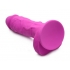 Strap U Power Pecker 7in Dildo Silicone W/ Balls Pink - Xr Brands