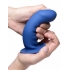 Squeeze-it Squeezable Thick Phallic Dildo- Blue - Xr Brands