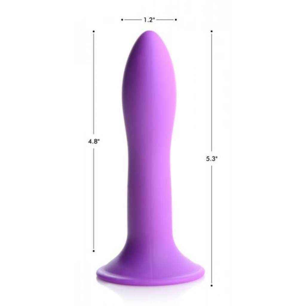 Squeeze-it Slender Dildo Purple - Xr Brands