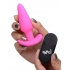 Bang! 21x Vibrating Silicone Butt Plug W/ Remote Pink - Xr Brands