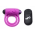 Bang! Silicone Cock Ring & Bullet W/ Remote Purple - Xr Brands
