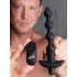 Bang! Vibrating Silicone Anal Beads & Remote Black - Xr Brands