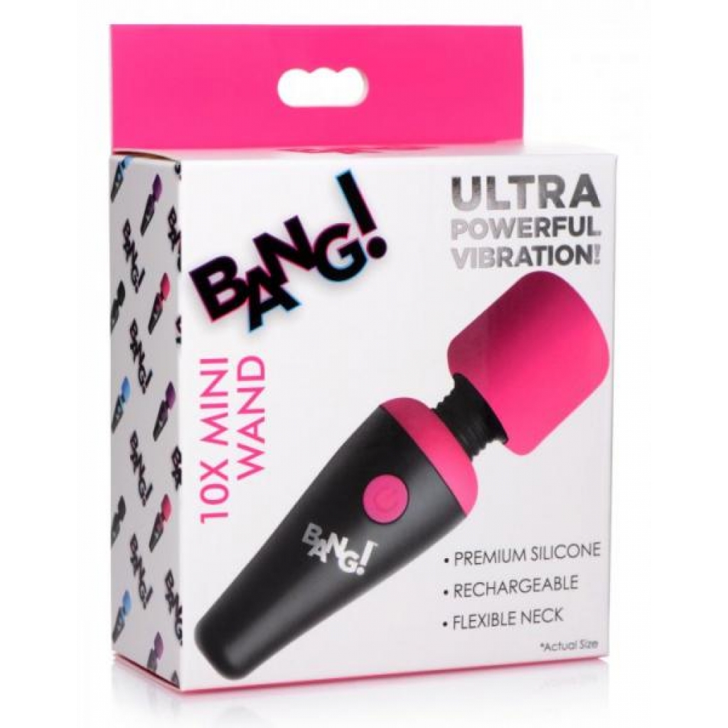 Bang! 10x Vibrating Mini Wand Pink - Xr Brands