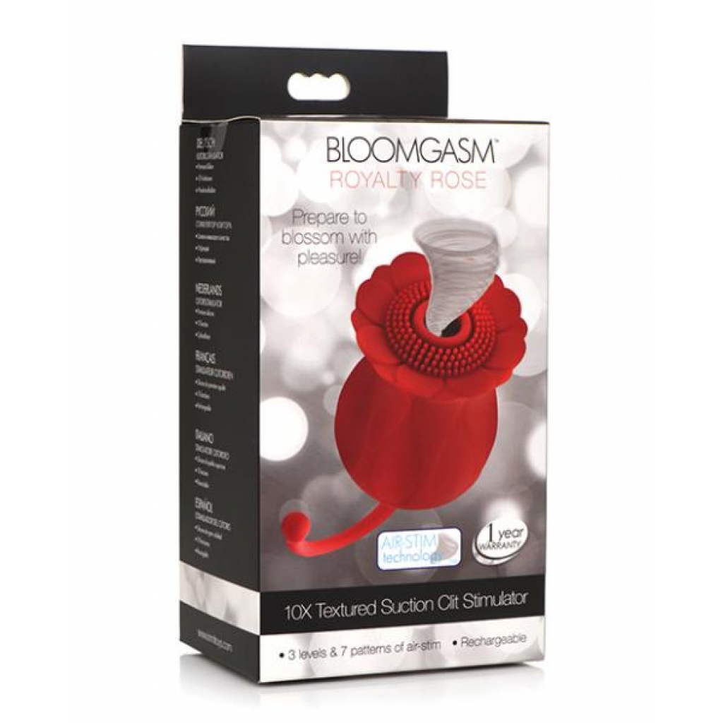 Inmi Bloomgasm Royalty Rose Suction Clit Stimulator - Xr Brands
