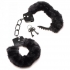 Master Series Cuffed In Fur Furry Handcuffs Black - Xr Brands