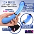 Prisms Vibra-glass 10x Bleu Dual Ended Glass G Spot Vibe - Xr Brands