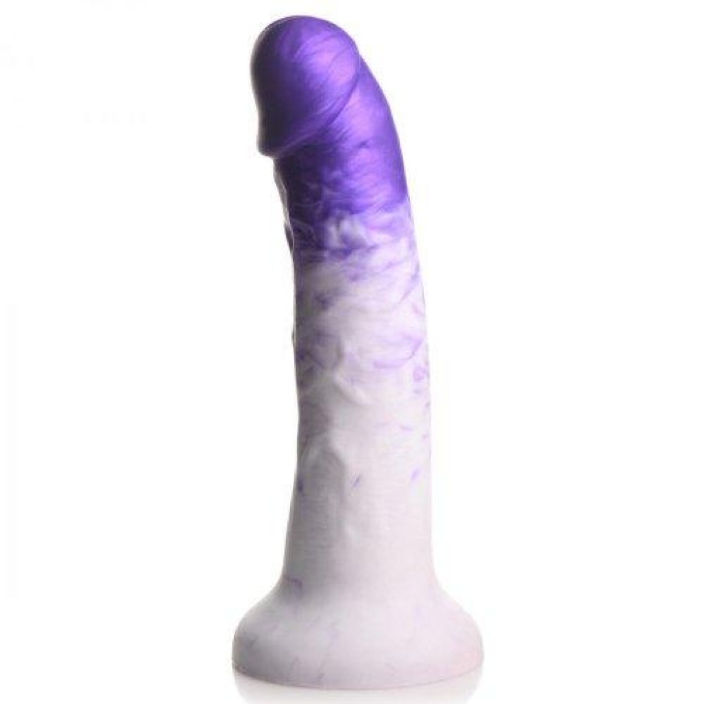Strap U Real Swirl Realistic Dildo Purple - Xr Brands