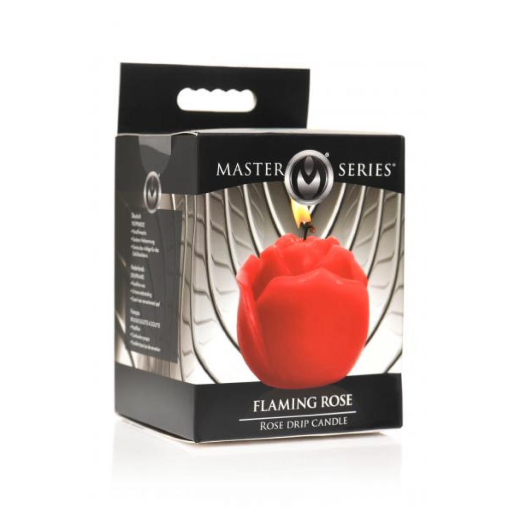 Master Series Flaming Rose Drip Candle - Xr Brands
