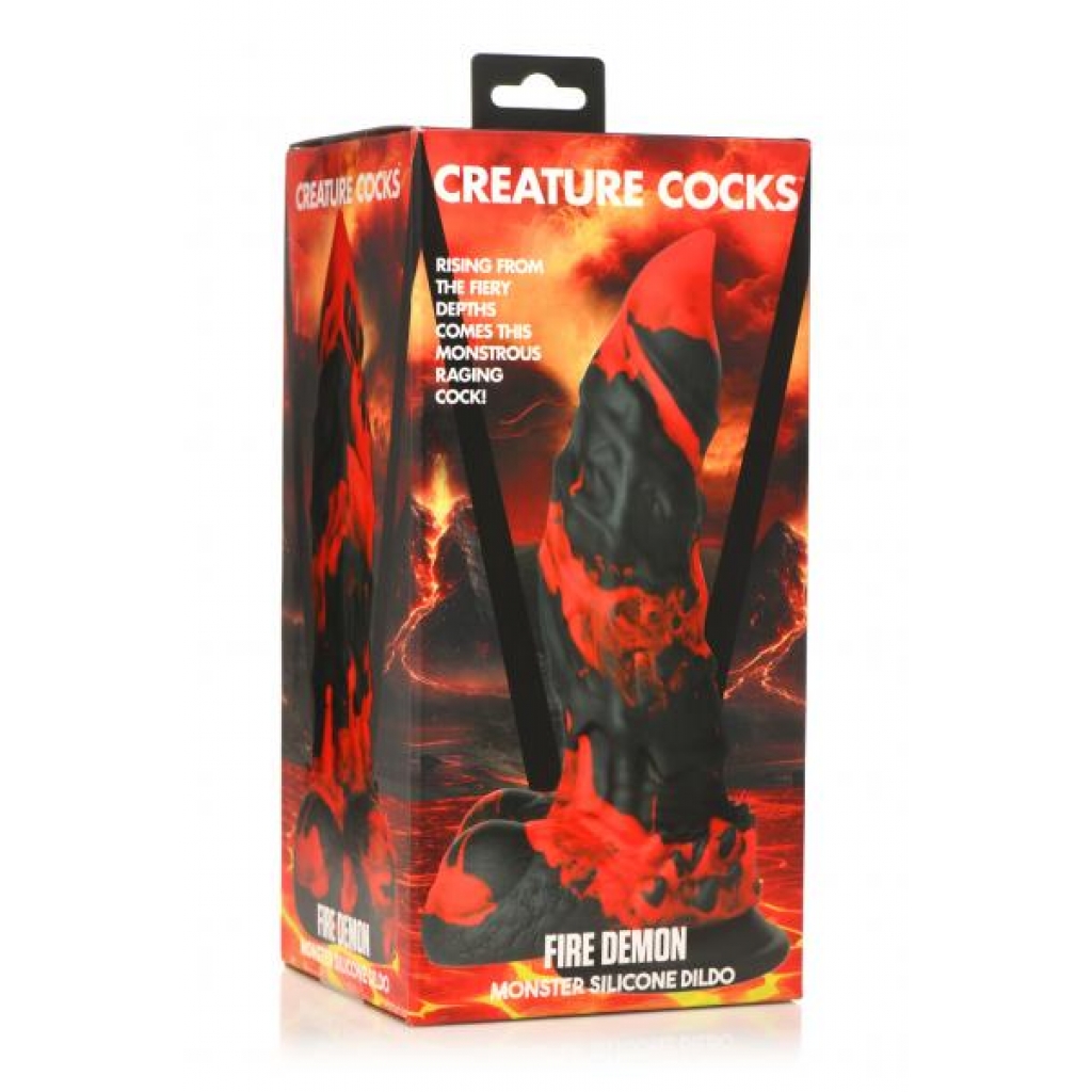 Creature Cocks Fire Demon Monster Silicone Dildo - Xr Brands