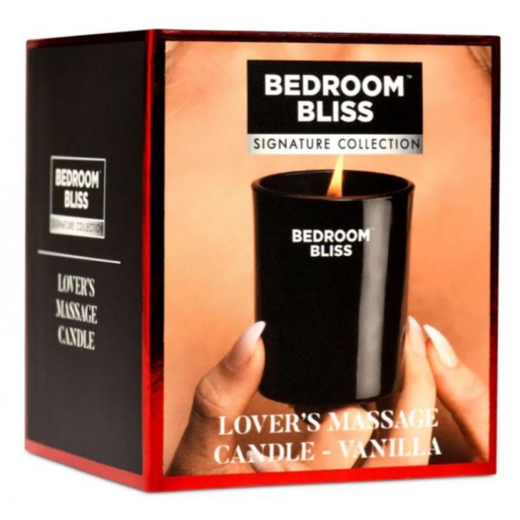 Bedroom Bliss Lovers Massage Candle Vanilla - Xr Brands