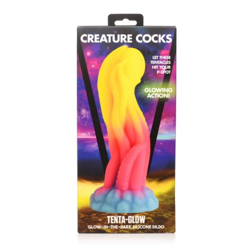 Creature Cocks Tenta-glow Glow In The Dark Dildo - Xr Brands